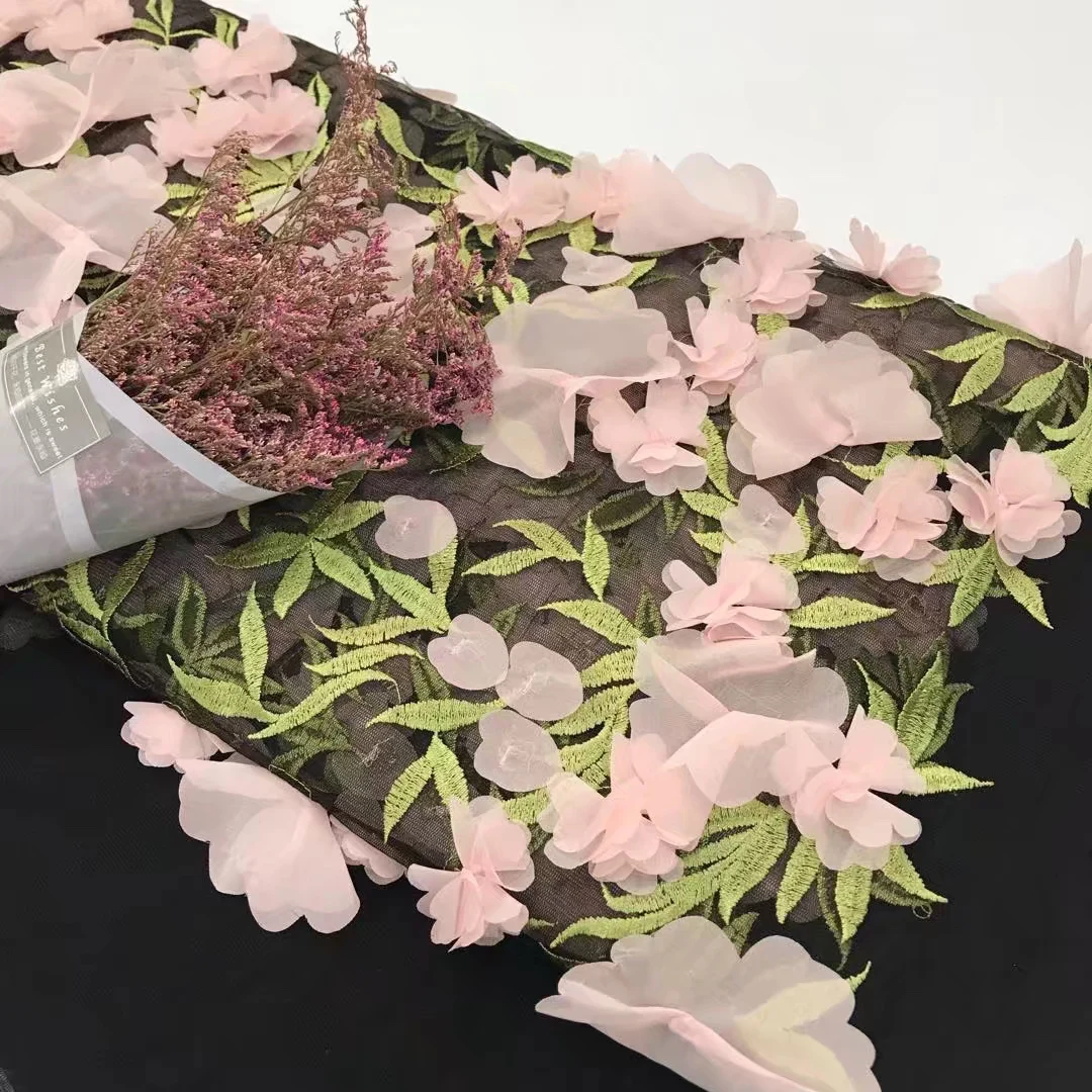 Красивая африканская кружевная ткань кораллового цвета 3d чистая горячая