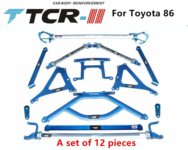 TTCR-II for TOYOTA BRZ GT 86 Balance Bar Top Anti Roll Reinforcement Body Stable Modification Kit 12 Piece Suspension | Автомобили и
