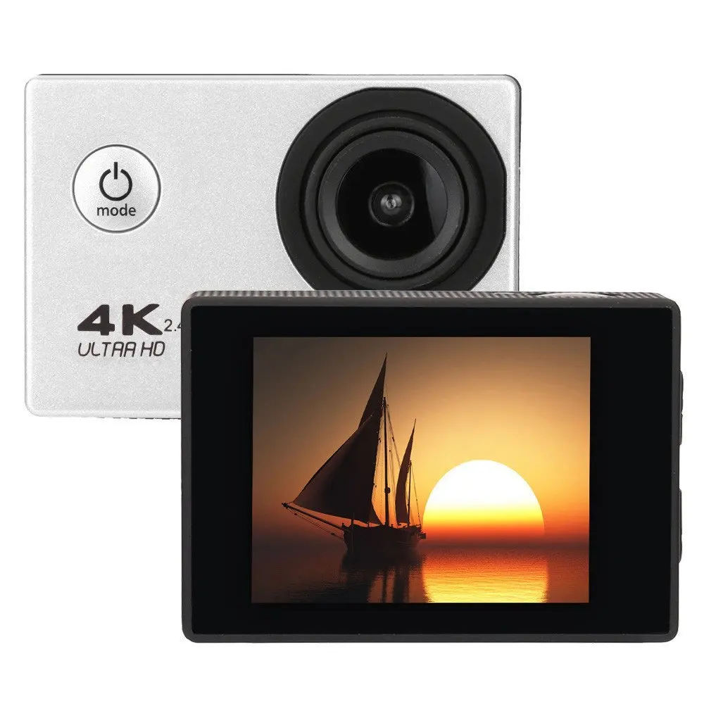 Экшн камера F60 / F60R Ultra HD 4K 30fps WiFi 2 0 дюйма 170D go Helmet Cam pro Подводная Водонепроницаемая