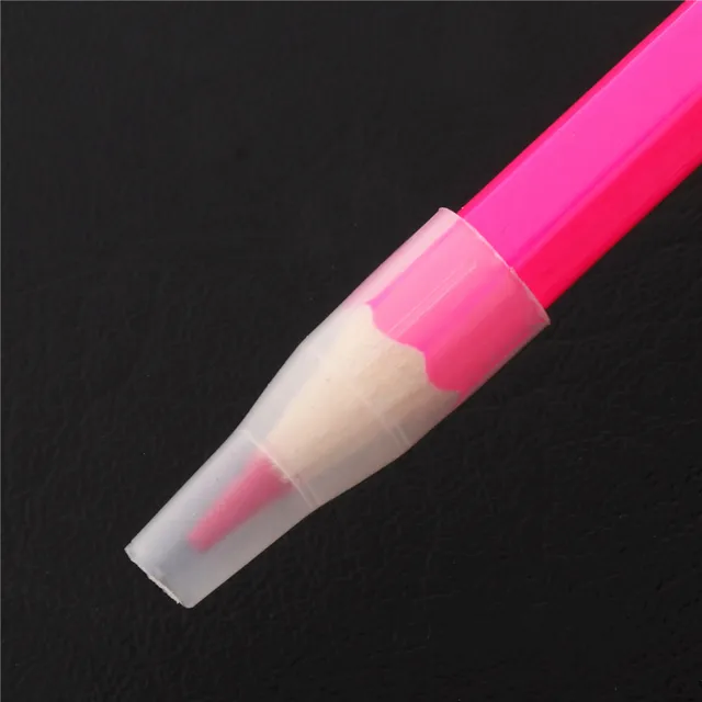 10pcs Transparent white Pencil Cap Pen Cover Student School Office Stationery Supplies 4