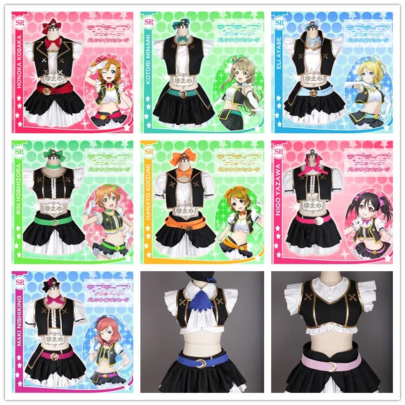 Аниме! Love Live Cheerleading Maki Umi Eli Rin Niko брендовая одежда для девочек красивая форма