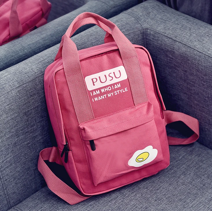

Canvas Backpack Rucksack School Bag Women Backpack Girl Bag Fashion Casual Large Capacity