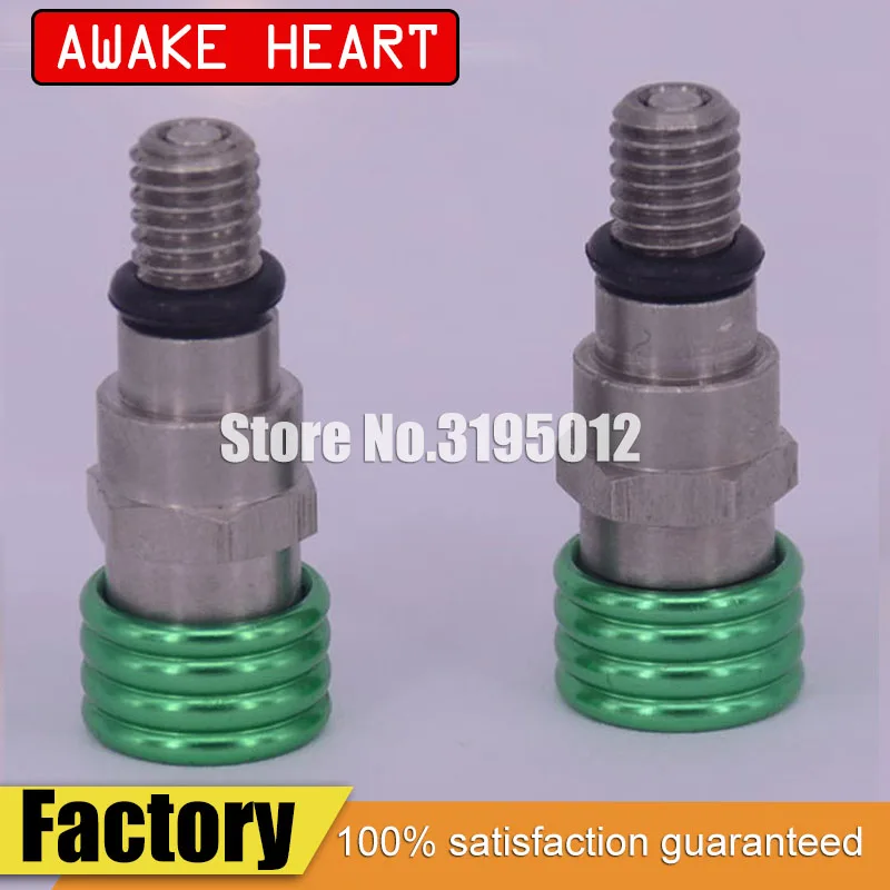 M5 0 8 мм зеленый CNC воздушный клапан для сброса давления Kawasaki KX125 KX250 KX500 KX250F KX450F KLX450R