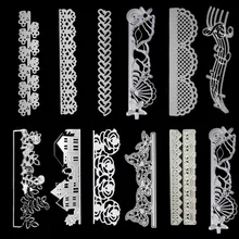 Troqueles de corte de Metal para álbum de fotos de sello DIY papel gofrado confección de tarjetas de boda artesanías decorativas regalos de fiesta chico(China)