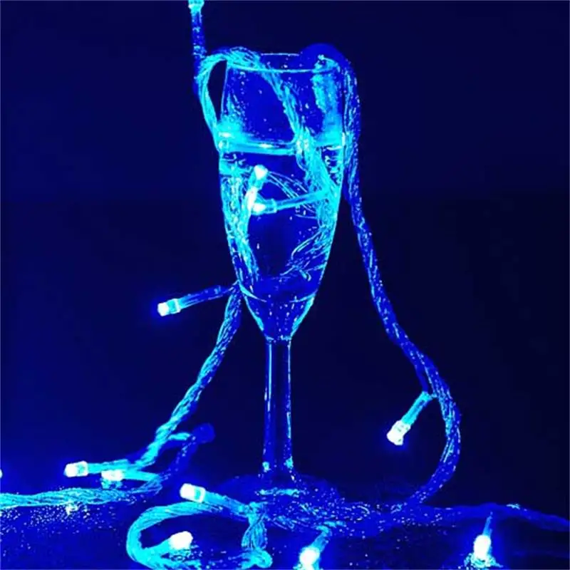 

8 Mode Christmas Light 220V 100M LED EU Outdoor String Lights Garland String Fairy Light IML Express Holiday Wedding Decoration