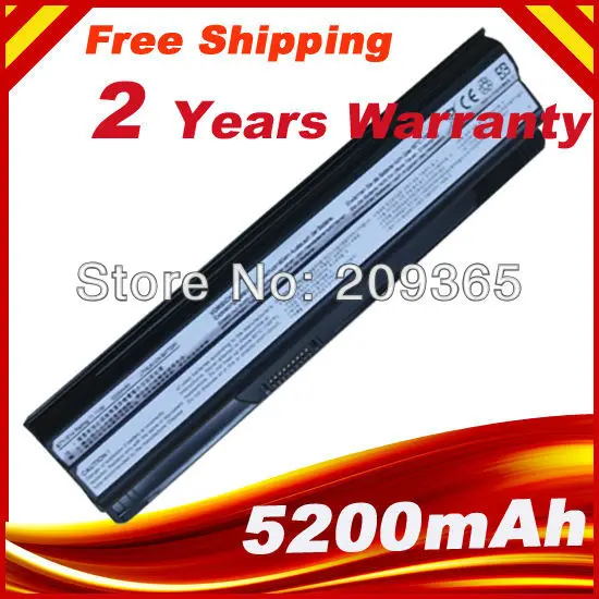 Batterie latpop pour MSI GE60 GE70 GP60 BTY-S14 MS-16GA/GC/GD/GH BTY-S14 BTY-15