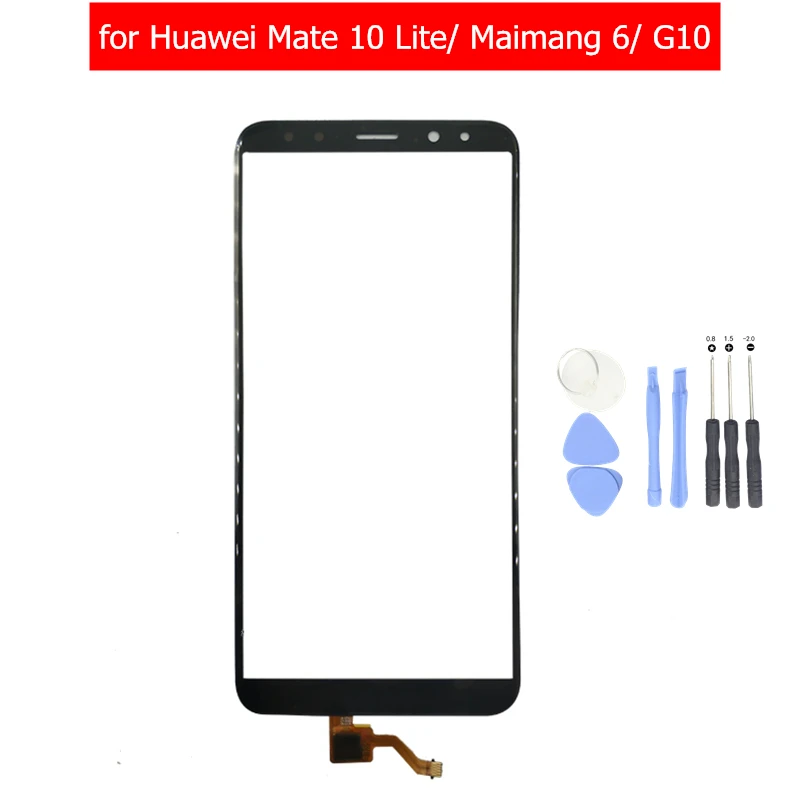 

for Huawei Mate 10 Lite Touch Screen Glass Panel Digitizer Sensor Touchpad Front Glass Panel Maimang 6/ G10 Repair Spare Parts