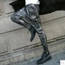 Новинка, мужские брюки, модные штаны-шаровары певицы ди-джей GD, мужские обтягивающие штаны, мужские костюмы для сцены, 28-33