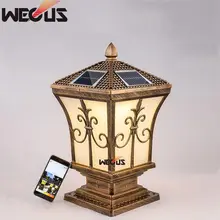 Солнечные наружные настенные светильники, наружные светильники. Дом вилла сад огни водонепроницаемый, 25*25*47 см