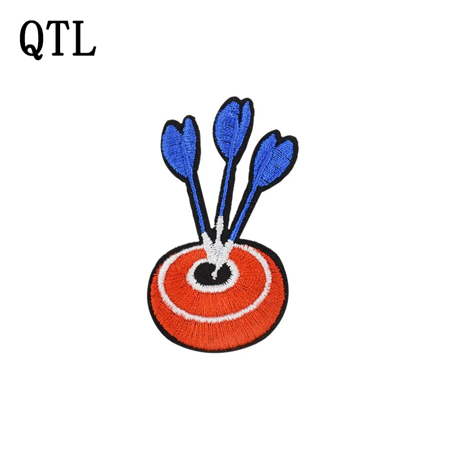 5pcs Arrow target patches badges for clothing iron embroidered patch