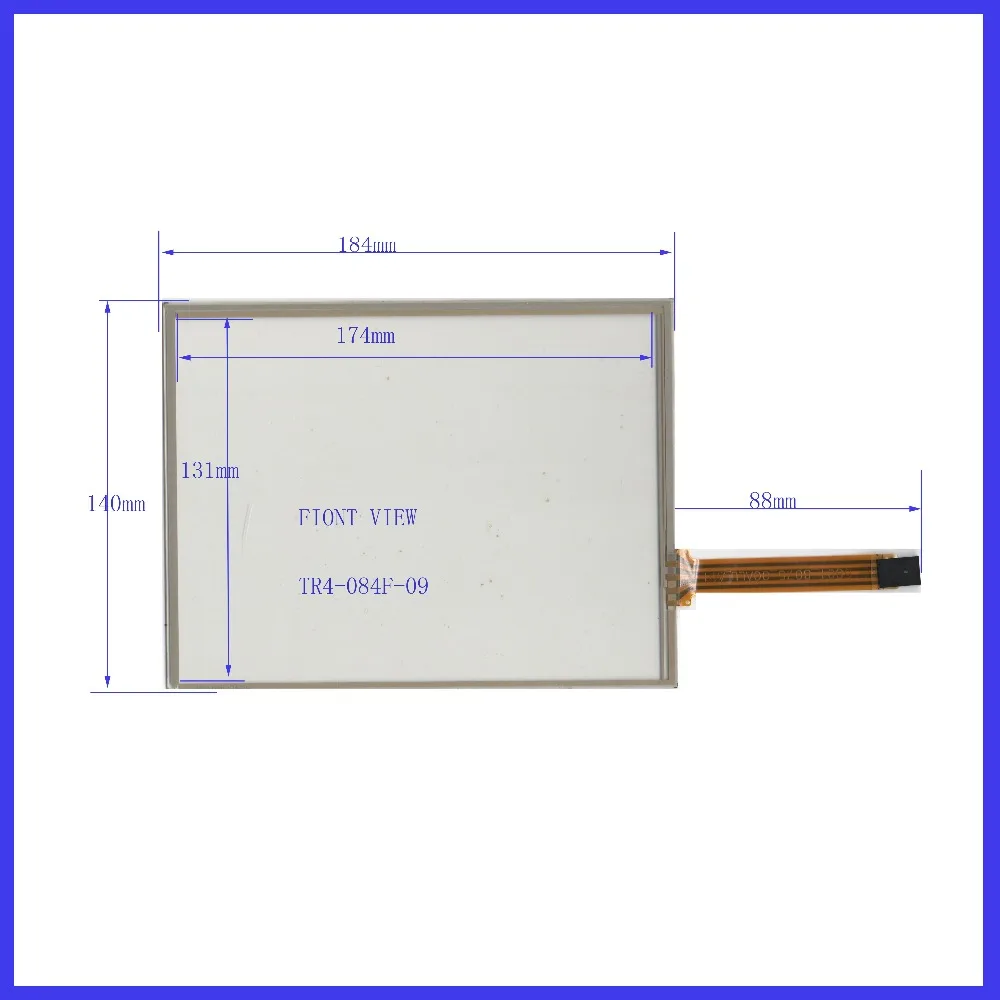 ZhiYuSun TR4-084F-09 POST 8 4 дюйма резистивный сенсорный экран 184*140 для промышленного
