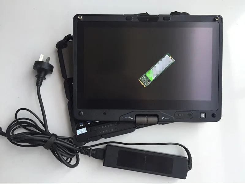 Getac ноутбук v110 cpu i5 сенсорный экран планшет с 2 батареями супер ssd для bmw icom mb star