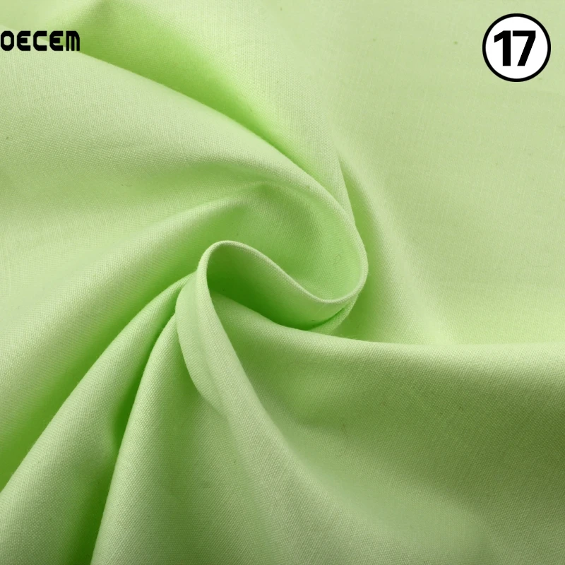 Light Green Quilting Fabric Meter 160*50cm Cotton Sewing Tissues Of