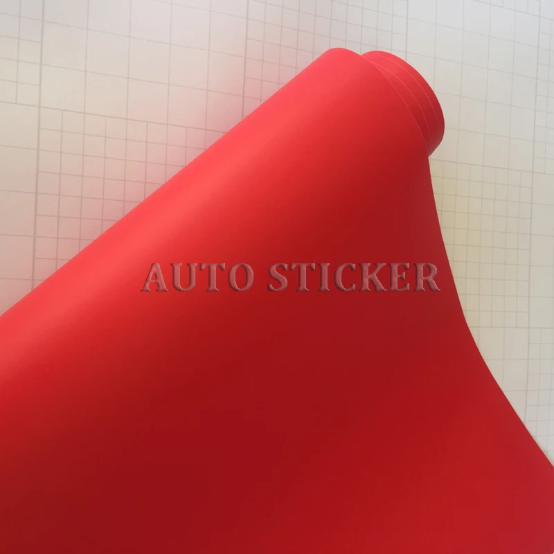 matte red vinyl wraps car sticker 7