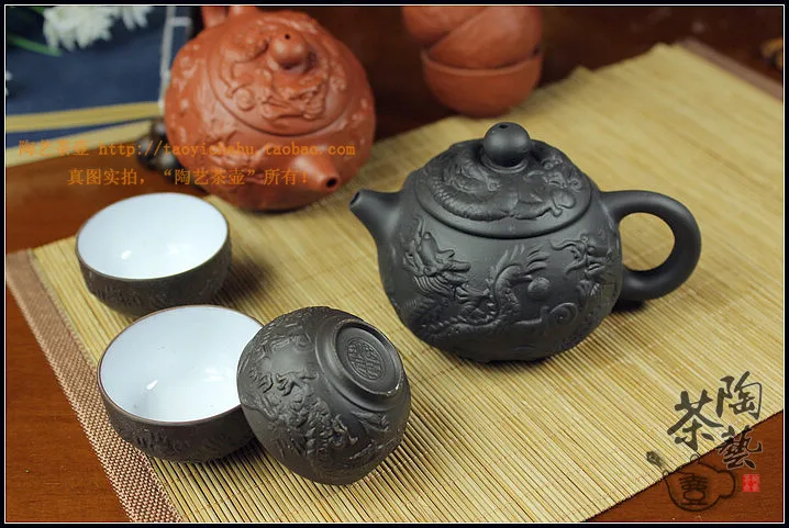 4 шт. набор из чайника и 3 чашек 125 мл|porcelain set|teapots tea setsset |