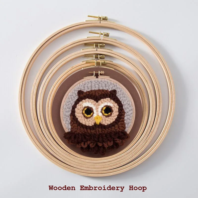 

Embroidered wooden Shed Multi-purpose DIY Tools Punch Needle Embroidery Adjustable Beech Embroidered Stretch