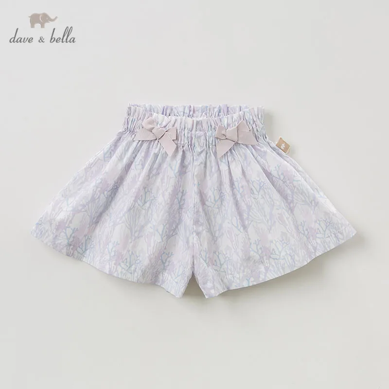 

DBZ10309-2 dave bella summer baby girl clothes infant toddler 100% cotton casual shorts children boutique pants