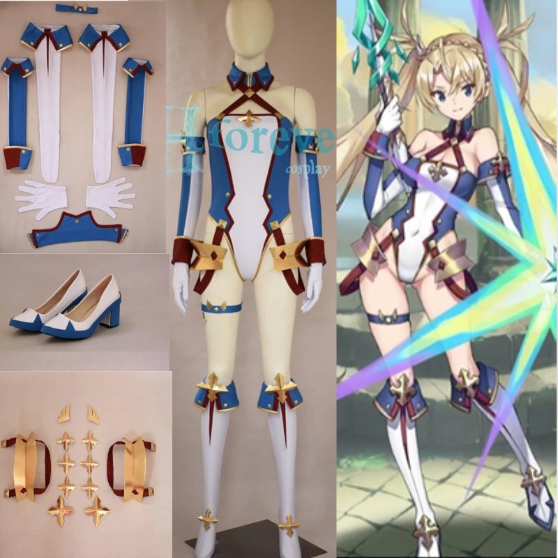 

High Quality Full sets Anime Fate/stay night Bradamante Archer Ver Cosplay Costume includes shoes