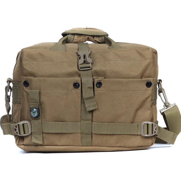 Beste 2015 Gratis verzending Buiten Militaire Combat Leger Fans Tactische Laptoptas Kompas Computer Leisure 13 inch Notebook schoudertas