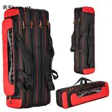Большая емкость 80-120 см Рыболовная Сумка Многоцелевой утолщенный материал Оксфорд водонепроницаемый и прочный Чехол Удочка снасти