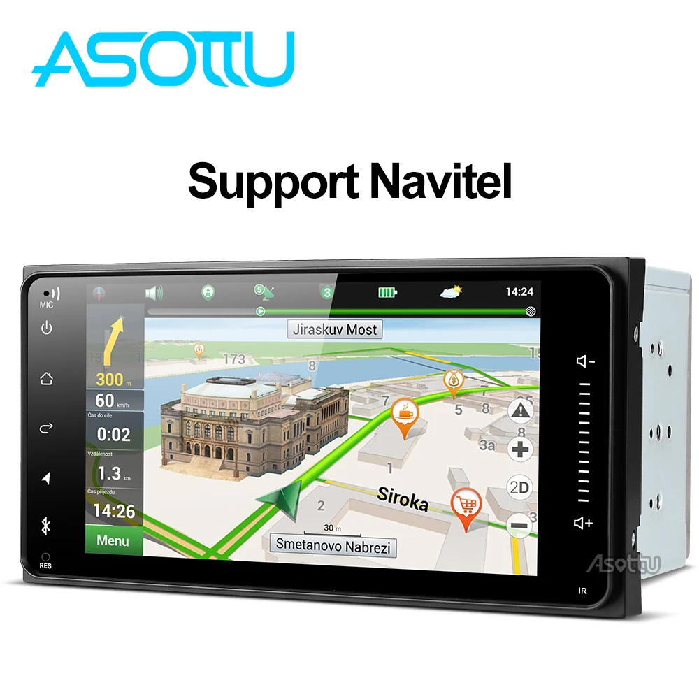 Discount Asottu CHG7060 8 core android 9.0 car dvd gps navigation for Toyota Avalon AVanza Celica camry corolla car radio video player 5
