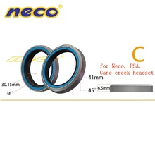Neco Bearing Headset 1 1.5 inch E2 38 41 48.9 51 51.8 52 8 6.5 7 mm 36 45 degree road bike запчасть neco 773kw 1 1 8