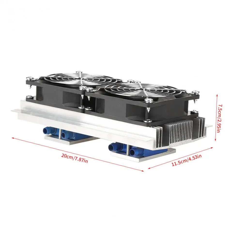 

DC 12V 120W Semiconductor Thermoelectric Cooler Peltier Refrigeration Water Cooling Device Electronic Peltier Refrigeration