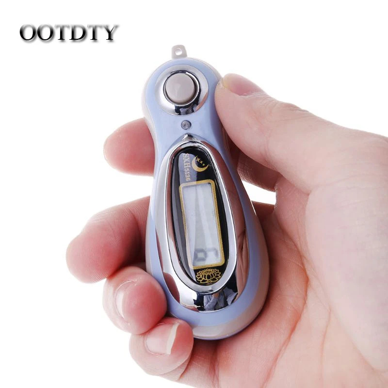 

OOTDTY 2019 New Hot LCD Display Electronic Digital Tally Counter MP3 Manual Counters With Lanyards Random Color