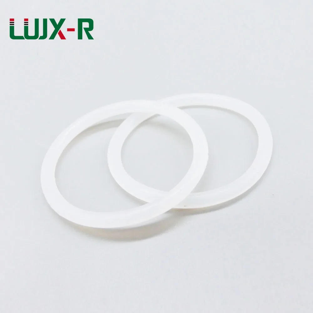 LUJX R 5mm O Ring Seal White Silicone Gasket Sealing Non toxic VMQ O
