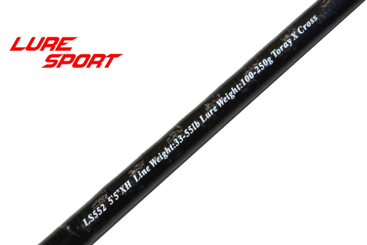 LureSport Тяжелая лодка стержень пустой X cross Toray carbon 1,5 секций Супер жесткий 1,66 м тунца Удочка ремонт DIY аксессуар