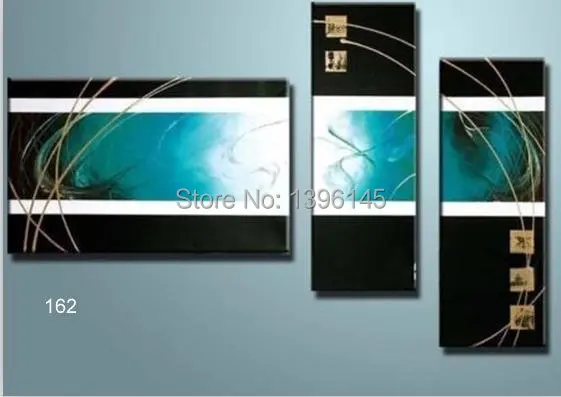 

Free Shipping Big size Hot Sale Wholesale Modern Home Decor Modern Abstract Wall Art Oil Painting On Canvas 3PCS/set