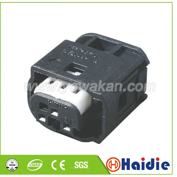 Free shipping 5sets 3pin auto pressure switch cold air pressure sensor plug cable connector 1