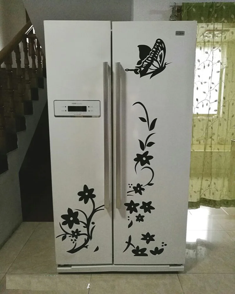 Виноградная лоза цветок наклейки на стену холодильник украшения 8308. Diy наклейки для дома виниловые художественные настенные плакаты adesivos de paredes 4,5