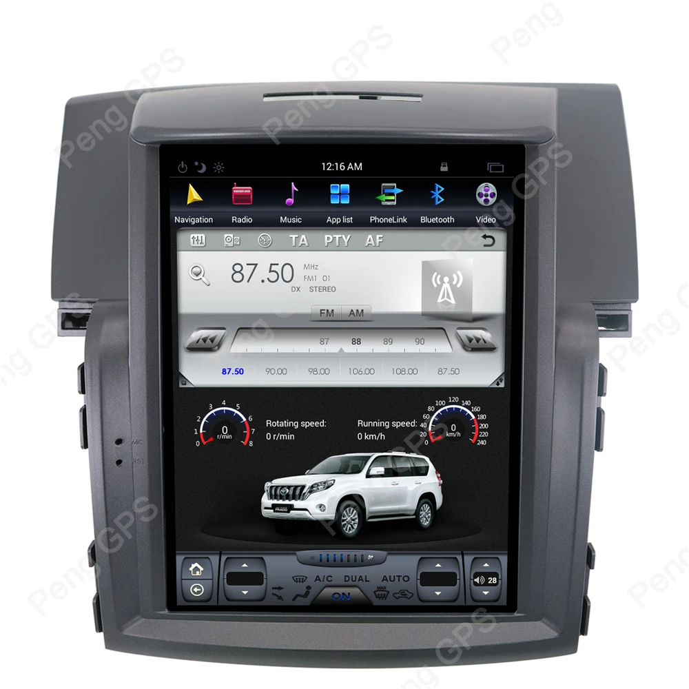 Discount Tesla Style Android 7.1 Car Radio GPS Navigation DVD Player Headunit for Honda CRV 2012-2017 IPS 10.4 Inch Touch Screen Unit 4