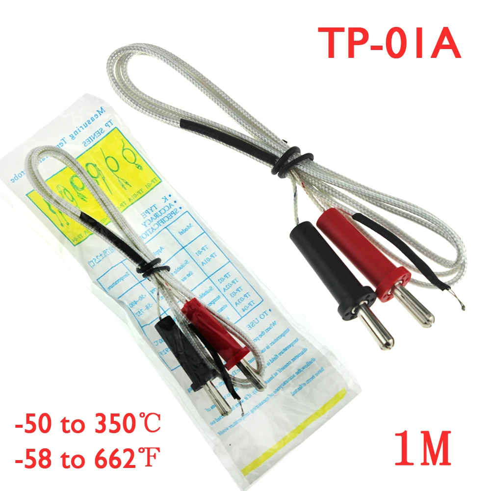 5 type K wire thermocouple sensors 350°C 60°C to