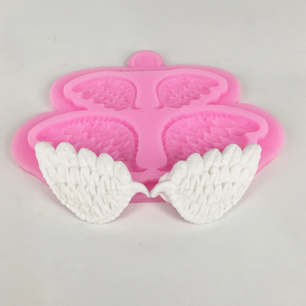 

BK1063 angel wings Silicone Mold Fondant Mould Cake Decorating Tools Chocolate Gumpaste Molds