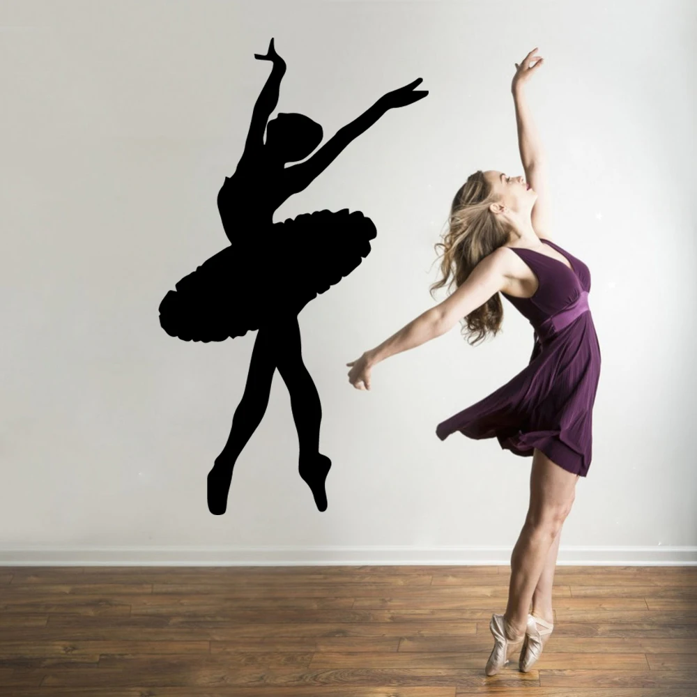 

Hot Ballerina Wallpaper Home Decoration Wall Sticker Wall Stickers For Children Decoration Accessories