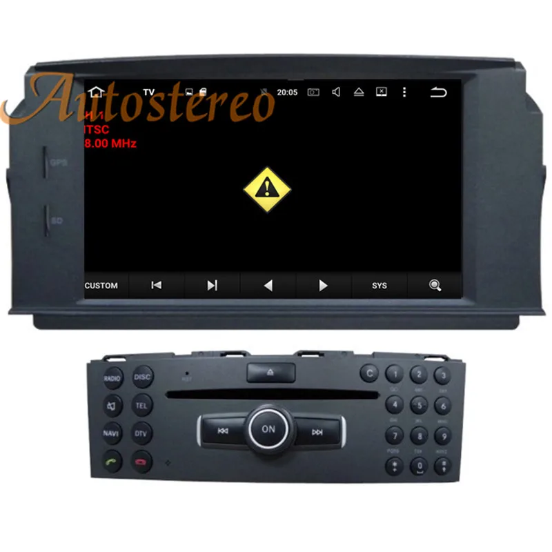Top Android 9 Car DVD Player GPS Navigation For MERCEDES BENZ C Class C200 C180 C220 W204 multimedia headunit radio tape recorder 16