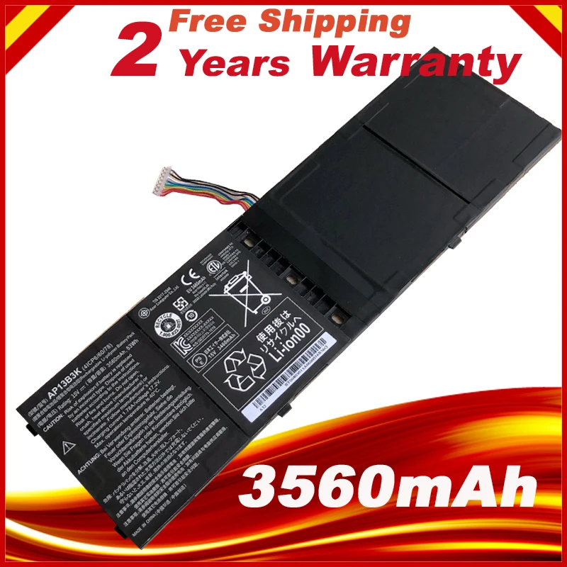 Laptop Battery 4ICP6/60/78 AP13B3K AP13B8K for ACER FOR Aspire R7 V5-573G V5-437 for ZQK V5-472 Series V7-481 ES1-511 ES1-512 Laptop Battery 4ICP6/60/78 AP13B3K AP13B8K for ACER FOR Aspire R7 V5-573G V5-437 for ZQK V5-472 Series V7-481 ES1-511 ES1-512
