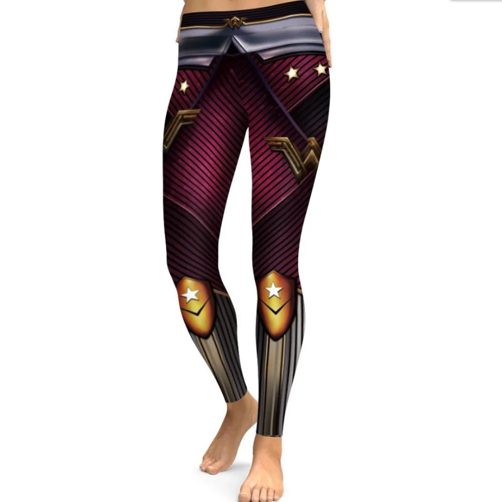 

SzBlaZe New Movie Wonder Woman 3D Print Leggings Diana Prince Cosplay Costumes Harajuku High Waist Pants Fitness Soft Leggings