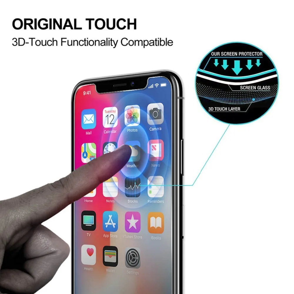 GerTong-Glass-For-iPhone-XS-Plus-6-5inch-XS-X-5-8inch-Screen-Protector-Full-Cover (1)