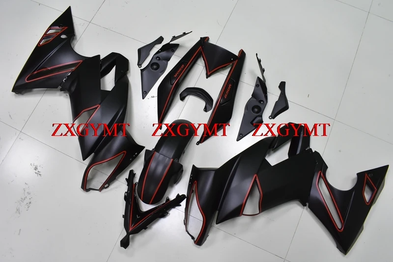

Bodywork for ER-6F 2009 - 2011 Motorcycle Fairing EX 650 10 11 Matter Black Red Line Body Kits EX 650 09 10