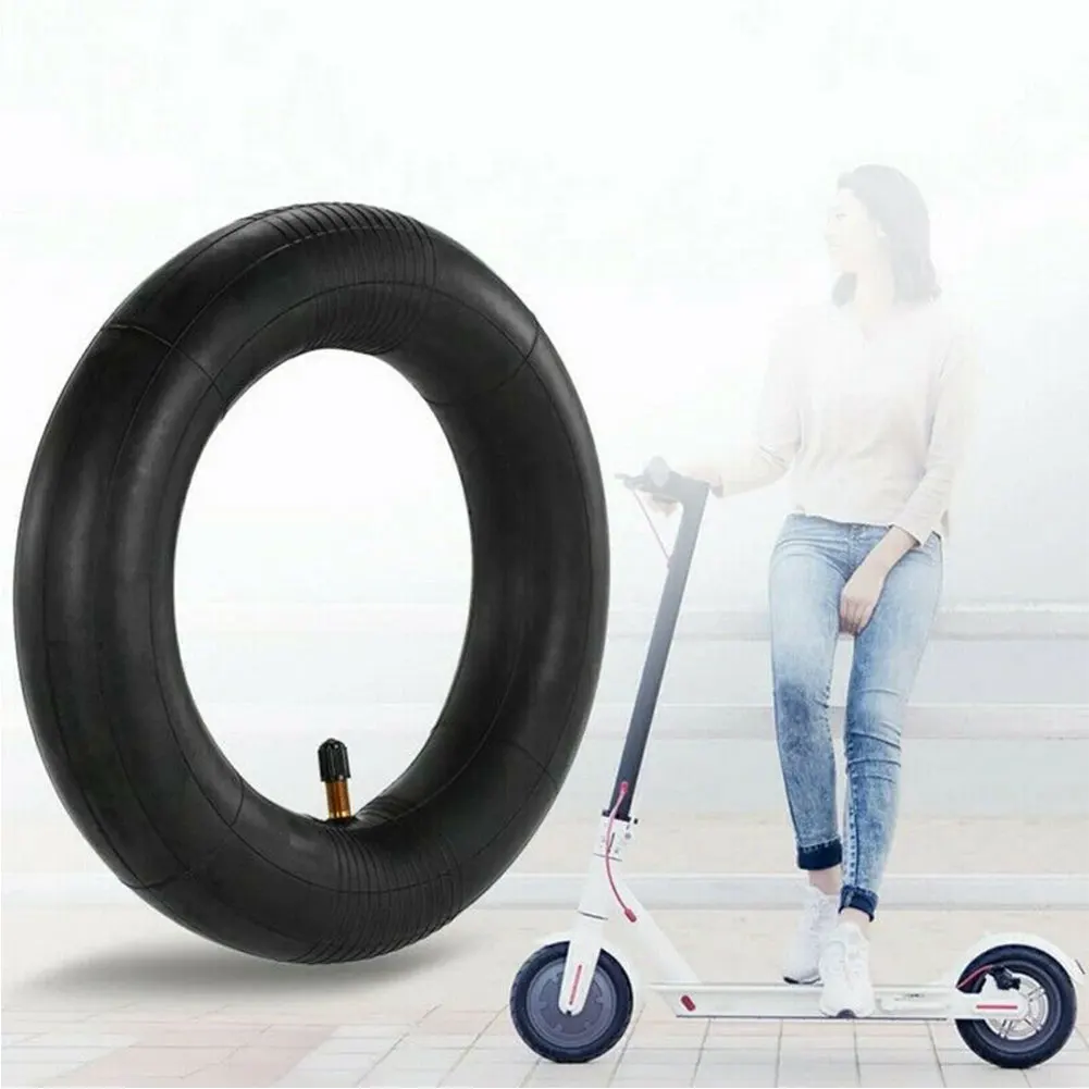 

Black Electric Scooter Tire Lightweight Non Slip Thickened Tube Wear Resistant Replacement Rubber Easy Install For Xiaomi M365