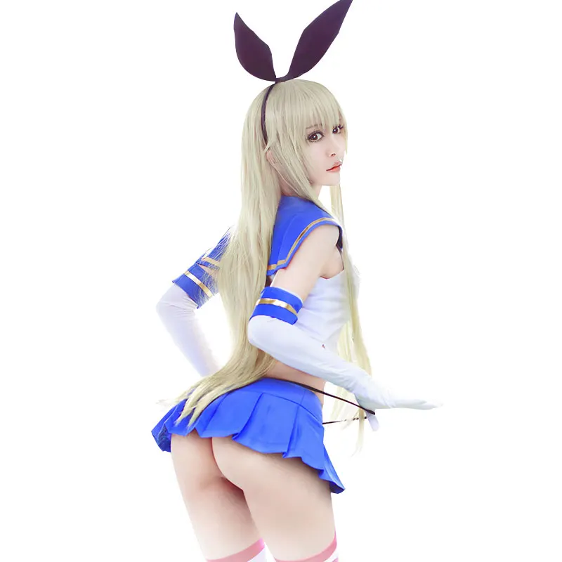 HSIU Shimakaze, парик для косплея, коллекция Kantai, косплей, парики, костюмы на Хэллоуин, волосы,, новинка, высокое качество