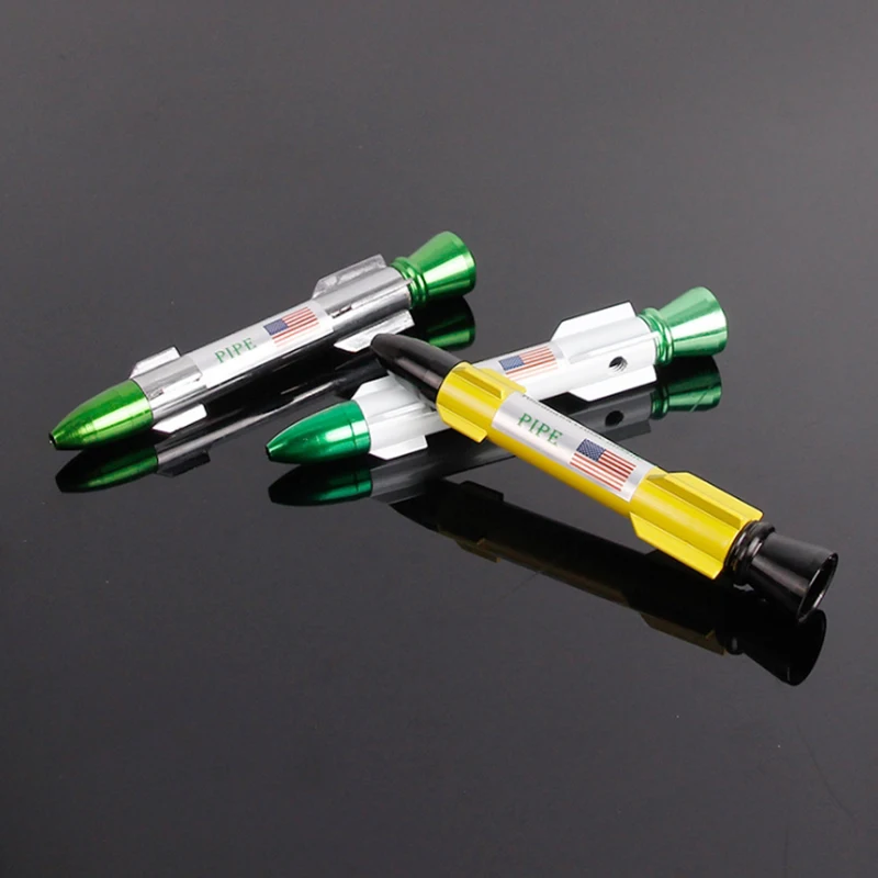 

Removable Smok Metal Portable Creative Smoking Pipes Herb Filter Tobacco Pipe Grinder Smoke Hookah Narguile Cigarette holder