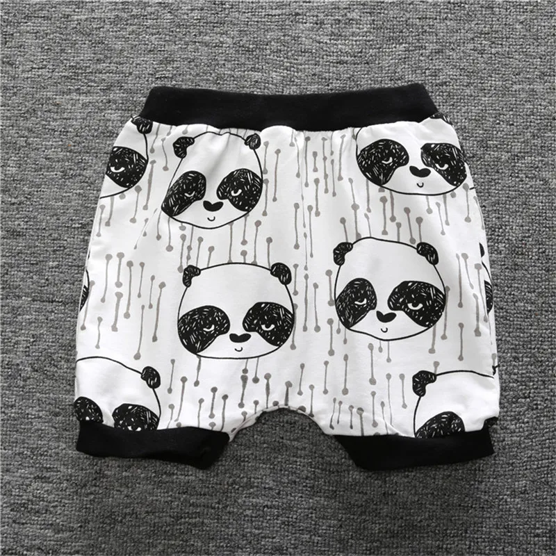 

New Fashion baby boys shorts Cartoon print baby clothes Kids short pants children harem shorts