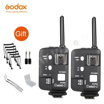 

2x Godox Cells II 1/8000s Wireless Transceiver Trigger Kit for Canon EOS Camera, Speedlite and Studio Flashes V850 V860 AD360