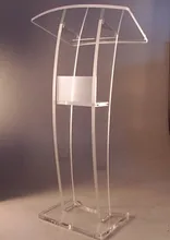 Transparent Modern Design Simple Cheap Clear Acrylic Lectern