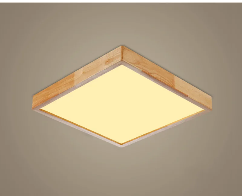 Simple Wooden Ceiling Lights Japan Style Warm Bedroom Living Room Cafe Home Lighting Ceiling Lighting Solid Wood Ceiling Lamp 220V (12)