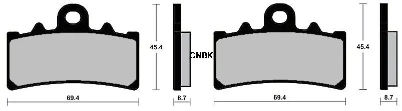 Тормозные колодки для таблеток подходят KTM Street 125 Duke 4 T 2011 2012 2013 2014 2015|Тормозные